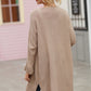 Open Front Long Sleeve Cardigan