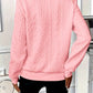 Texture Half Zip Long Sleeve Sweatshirt