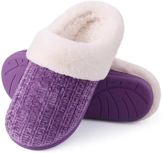 Evshine Warm Knit House Slippers for Women