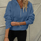 Mandy Half Zip Long Sleeve Sweatshirt