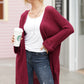 Open Front Long Sleeve Cardigan