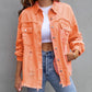 Fashion Ripped Shirt Jacket Female Autumn And Spring Casual Tops Womens Clothing