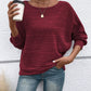 Full Size Round Neck Long Sleeve Top