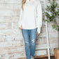 Half Zip Long Sleeve Knit Top