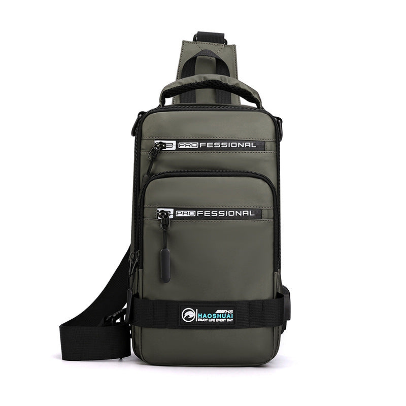 Multifunction Bags For Men Nylon Backpack Crossbody Shoulder Bag