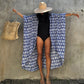 Polyester Ladies Sun Protection Resort Beach Dress Cover Up