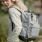 Himawari Waterproof Canvas Backpack Bag with Side Pockets