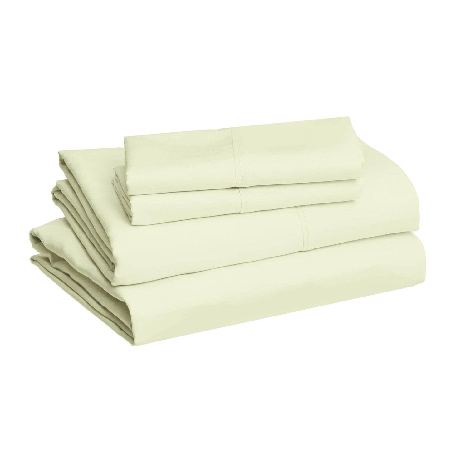 AmazonBasics Light-Weight Microfiber Sheet Set - Full, Black