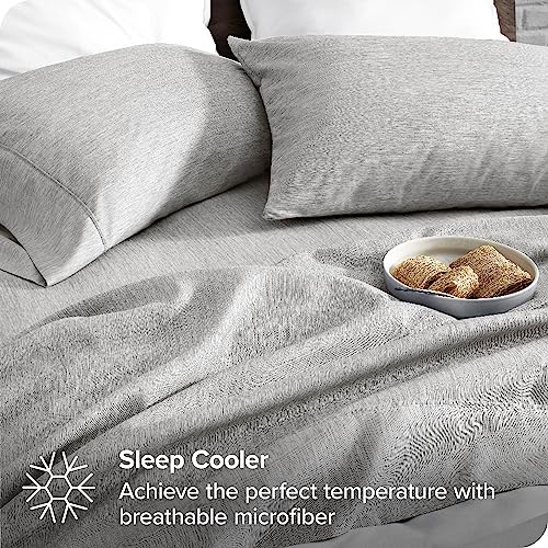Bare Home Full Sheet Set - 1800 Ultra-Soft Microfiber Full Bed Sheets -