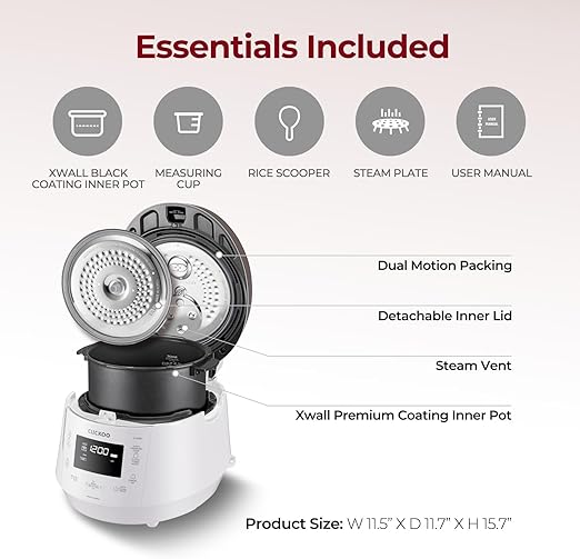 Cuckoo CRP-P1009SW | rice cooker 10 Cup Electric