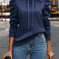 Solid Color Long-sleeved Casual Women's Top Sweater