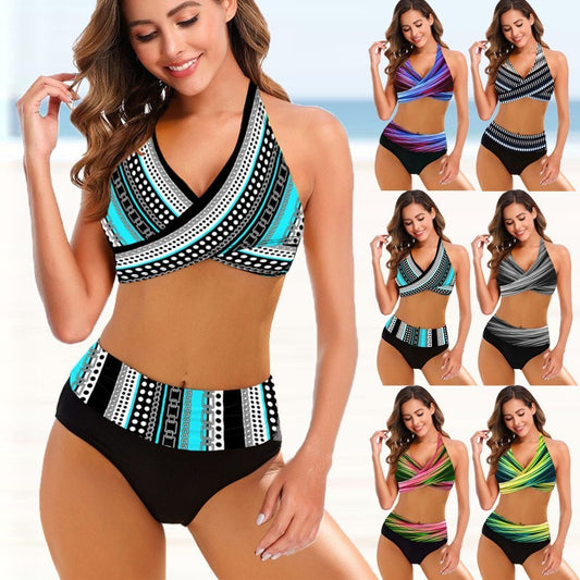 European And American Ladies Split Bikini