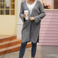 Open Front Long Sleeve Cardigan