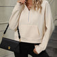 Mandy Half Zip Long Sleeve Sweatshirt