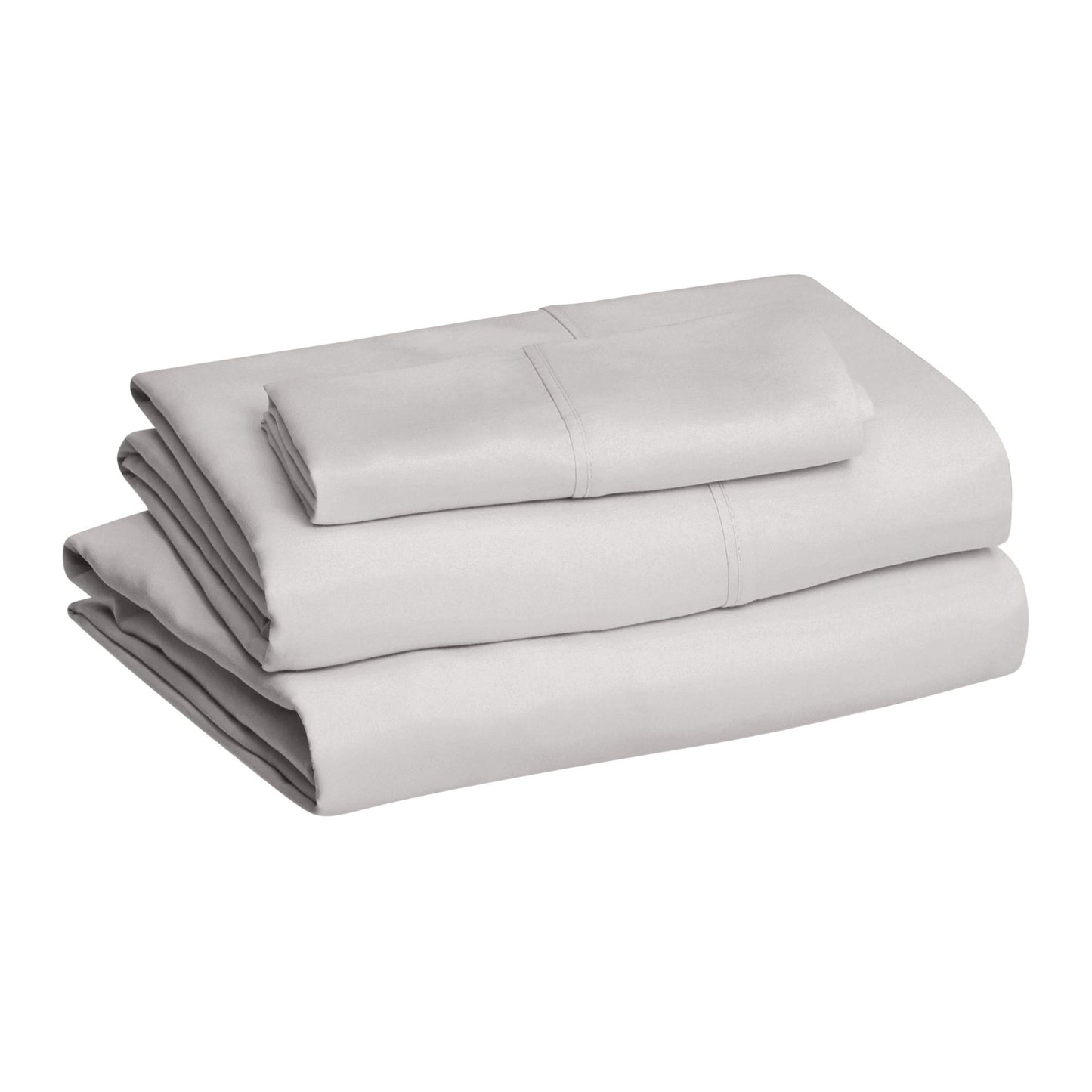 AmazonBasics Light-Weight Microfiber Sheet Set - Full, Black