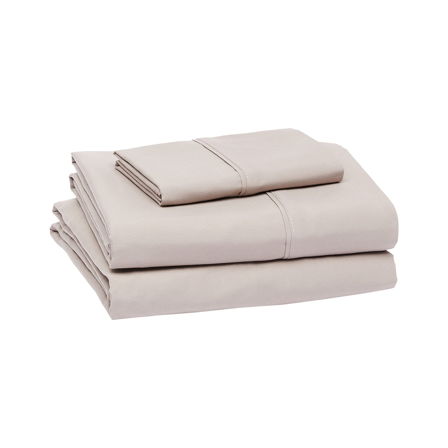 AmazonBasics Light-Weight Microfiber Sheet Set - Full, Black