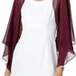 S.L. Fashions Women's Poly Chiffon Shrug Jacket