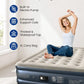 iDOO Queen Air Mattress with Built-in Pump