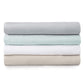 Welhome Soft Finish 100% Cotton Percale Sheet | 4 Piece Set | Full Size | White |