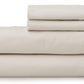 Welhome Soft Finish 100% Cotton Percale Sheet | 4 Piece Set | Full Size | White |