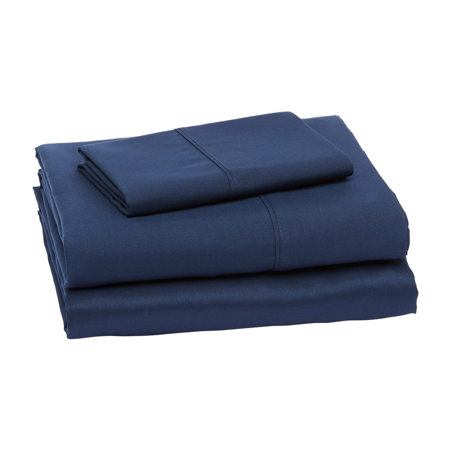 AmazonBasics Light-Weight Microfiber Sheet Set - Full, Black