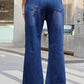 Distressed Buttoned Loose Fit Jeans