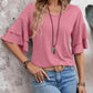 V-Neck Half Sleeve Blouse