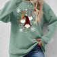 Faceless Gnomes Graphic Drop Shoulder Sweatshirt