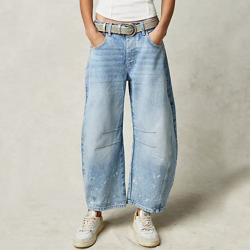 Fashion Loose Wide-leg Pants Summer Sports Straight Trousers