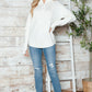 Half Zip Long Sleeve Knit Top