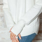 Half Zip Long Sleeve Knit Top