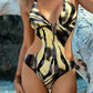 Cover Belly Slimming One-piece Printed Swimsuit Women