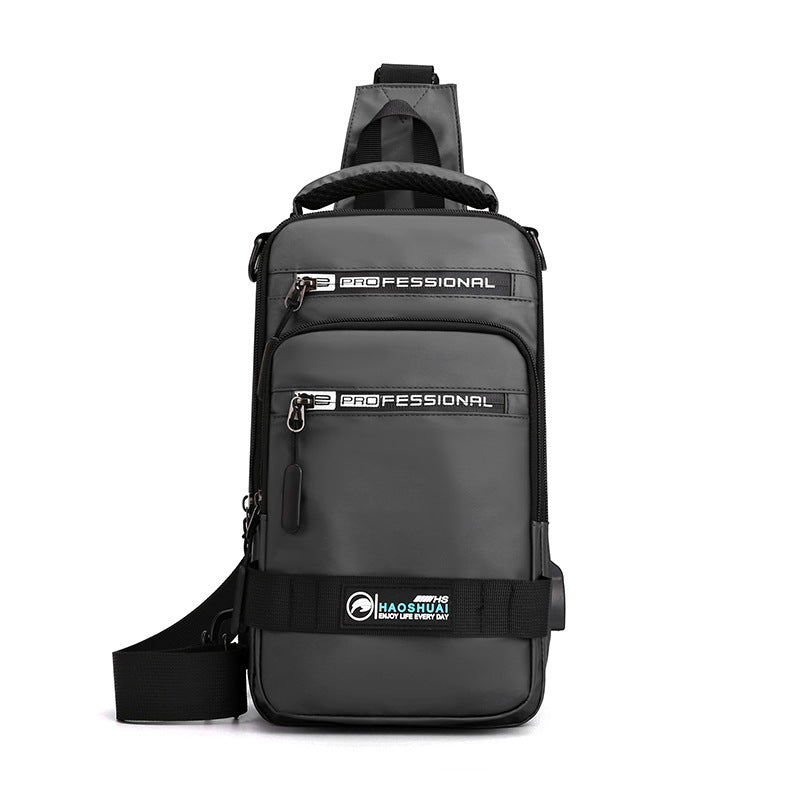 Multifunction Bags For Men Nylon Backpack Crossbody Shoulder Bag