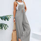 Women Long Bib Pants Overalls Casual Loose Rompers Jumpsuits With Pockets