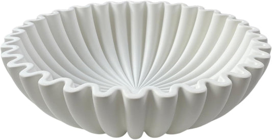 Large Decorative Bowl - White Decorative Bowls for Home Decor