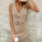 Fashion Solid Color Suit Women's Knitting