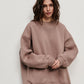 Solid Color Loose Sweater European And American