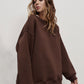 Solid Color Loose Sweater European And American