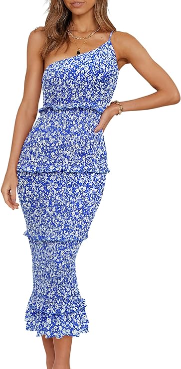 PRETTYGARDEN Women's Summer Midi Bodycon Dresses