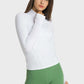 Millennia Half Zip Thumbhole Sleeve Sports Top