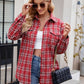 Mandy Plaid Button Up Long Sleeve Shirt