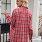 Mandy Plaid Button Up Long Sleeve Shirt