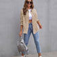 Fashion Ripped Shirt Jacket Female Autumn And Spring Casual Tops Womens Clothing