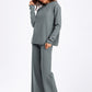 Basic Bae Rolled Round Neck Top and Pants Sweater Set