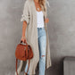 Women's Autumn Leisure Loose Split Long Cardigan Sweater