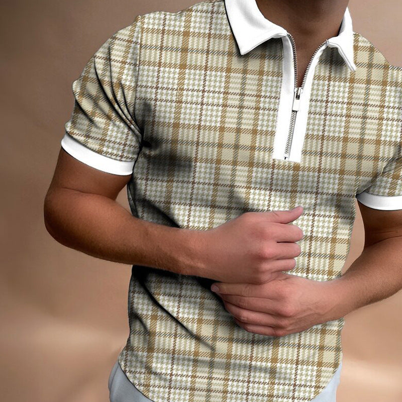Men's Polo Shirt Men Solid Polo Shirts