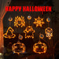 Halloween Window Hanging LED Lights Spider Pumpkin Hanging Ghost