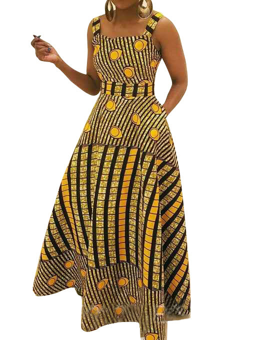 EBAY Print Sling Dress Women's One Piece