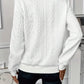 Texture Half Zip Long Sleeve Sweatshirt