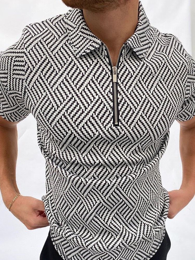 Men's Polo Shirt Men Solid Polo Shirts